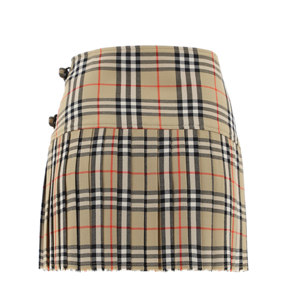 MAYFEYR - Burberry - Vintage Check Patterned Skirt - 8025832