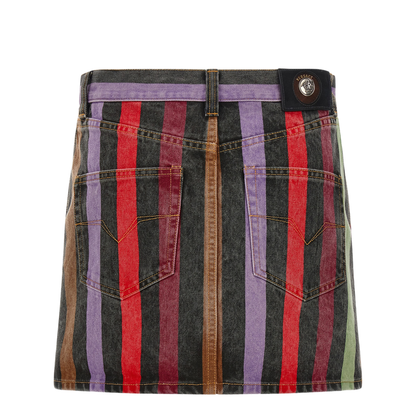 MAYFEYR - Versace - Striped Denim Skirt - 10256701A183861D070