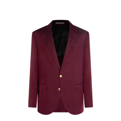 Men's Linen Suit - Red