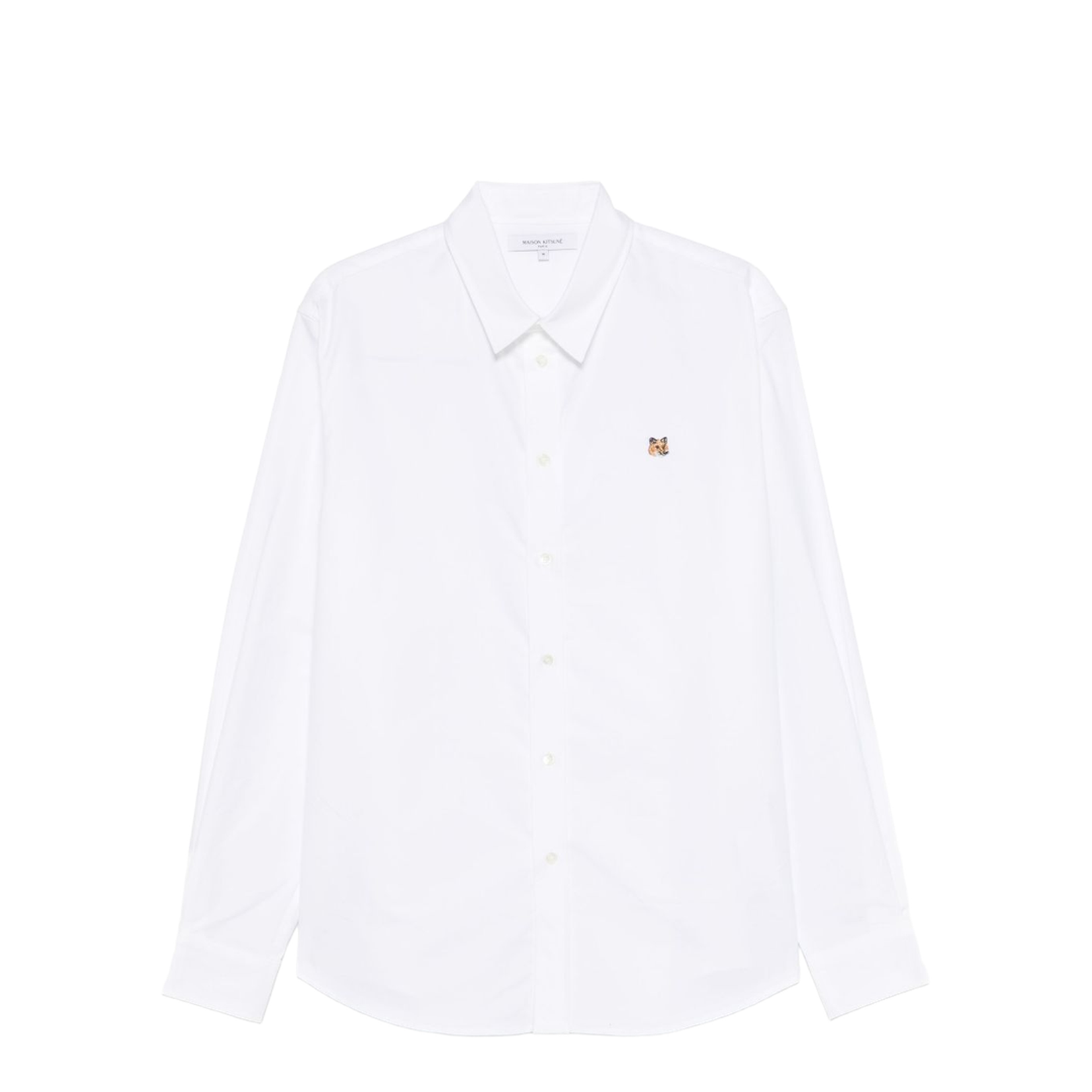 Fox Head Embroidered Casual Shirt