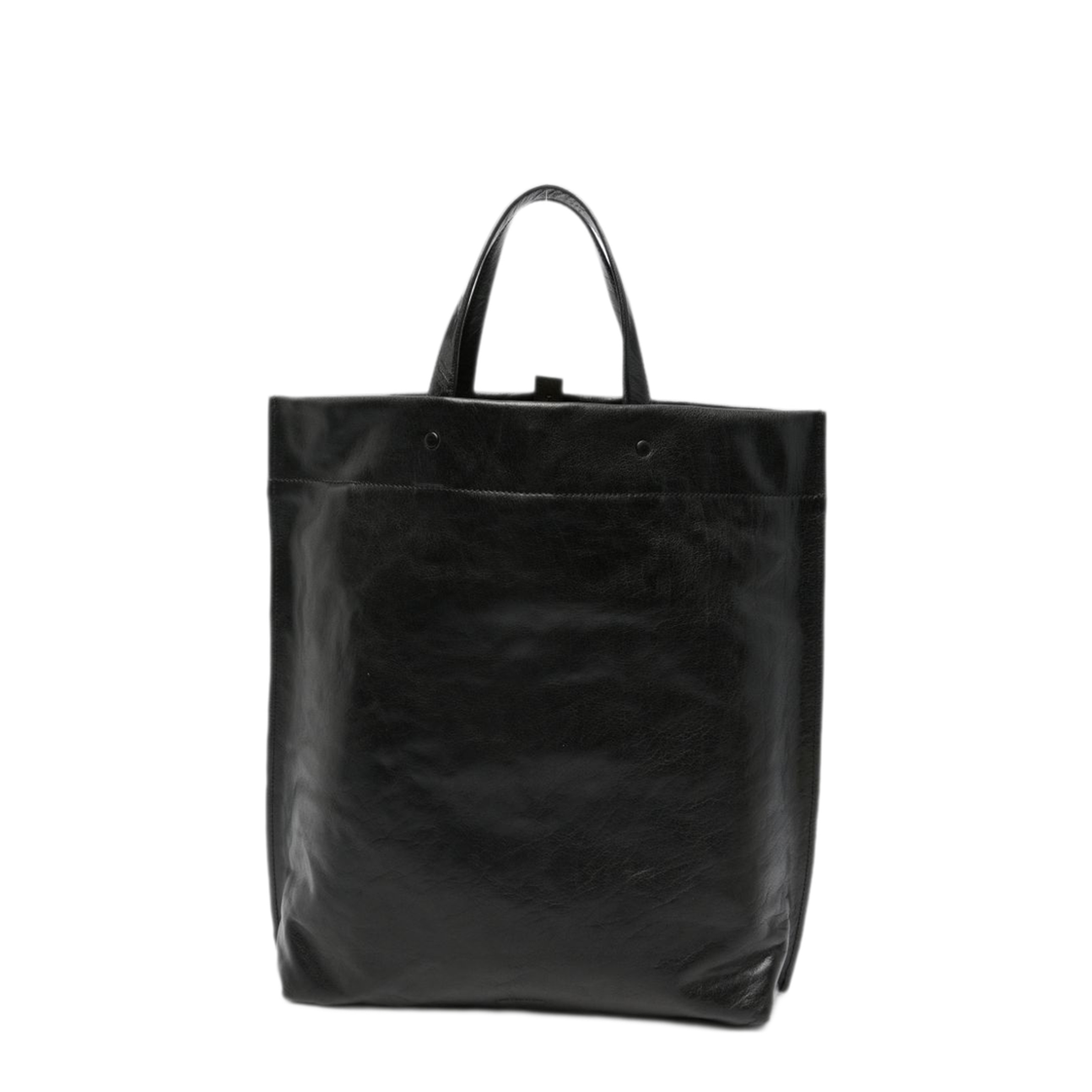 MAYFEYR - LIHANN GEORGE - Black Leather Tote Bag - JANI8000900