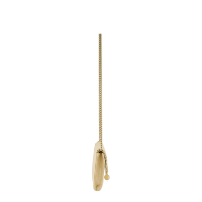 Falabella Polyester Wallet On Chain - Gold