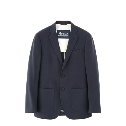 Single-Breasted Linen Jacket