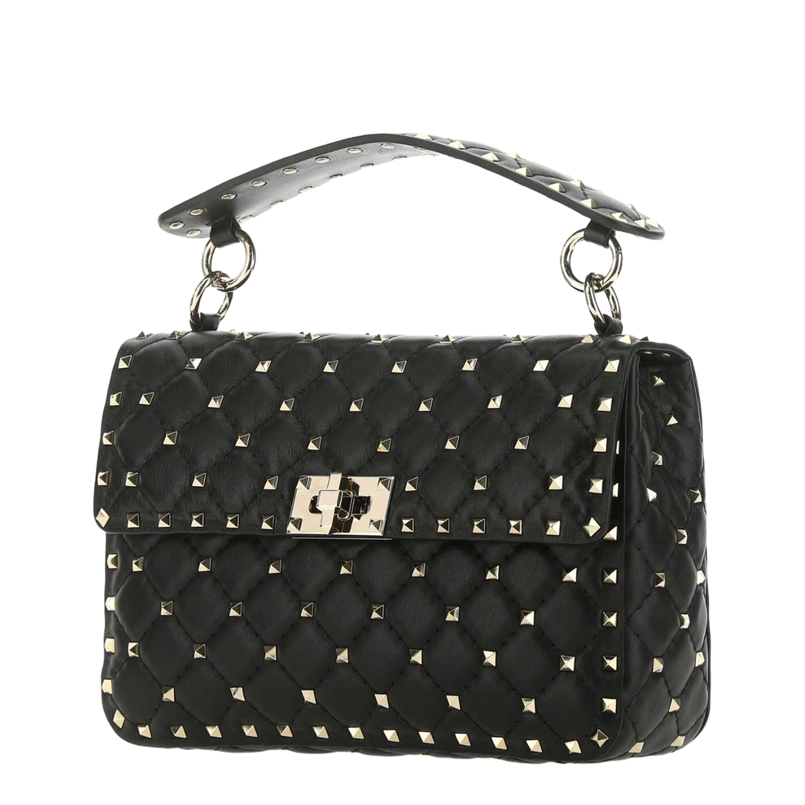 Medium Nappa Rockstud Spike Bag