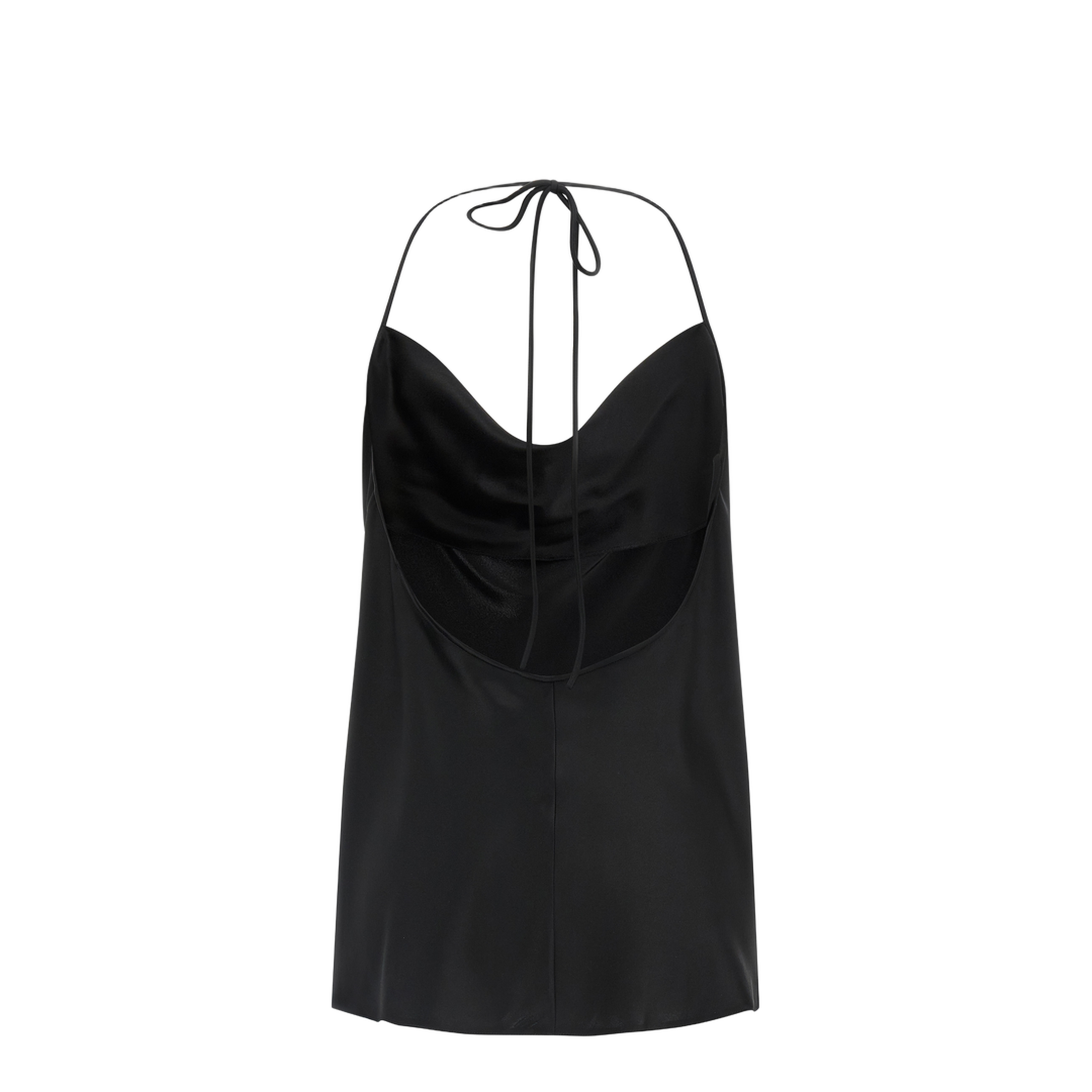 Silk Top Tops - Black