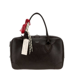 Vita Medium Cow Leather Handbag - Mahogany