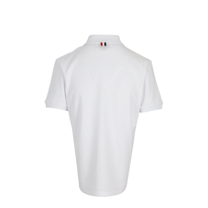MAYFEYR - Thom Browne - Ss Round Collar Rib Cuff Button Down Shirt In Cotton Milano - FJP125AJ0055100