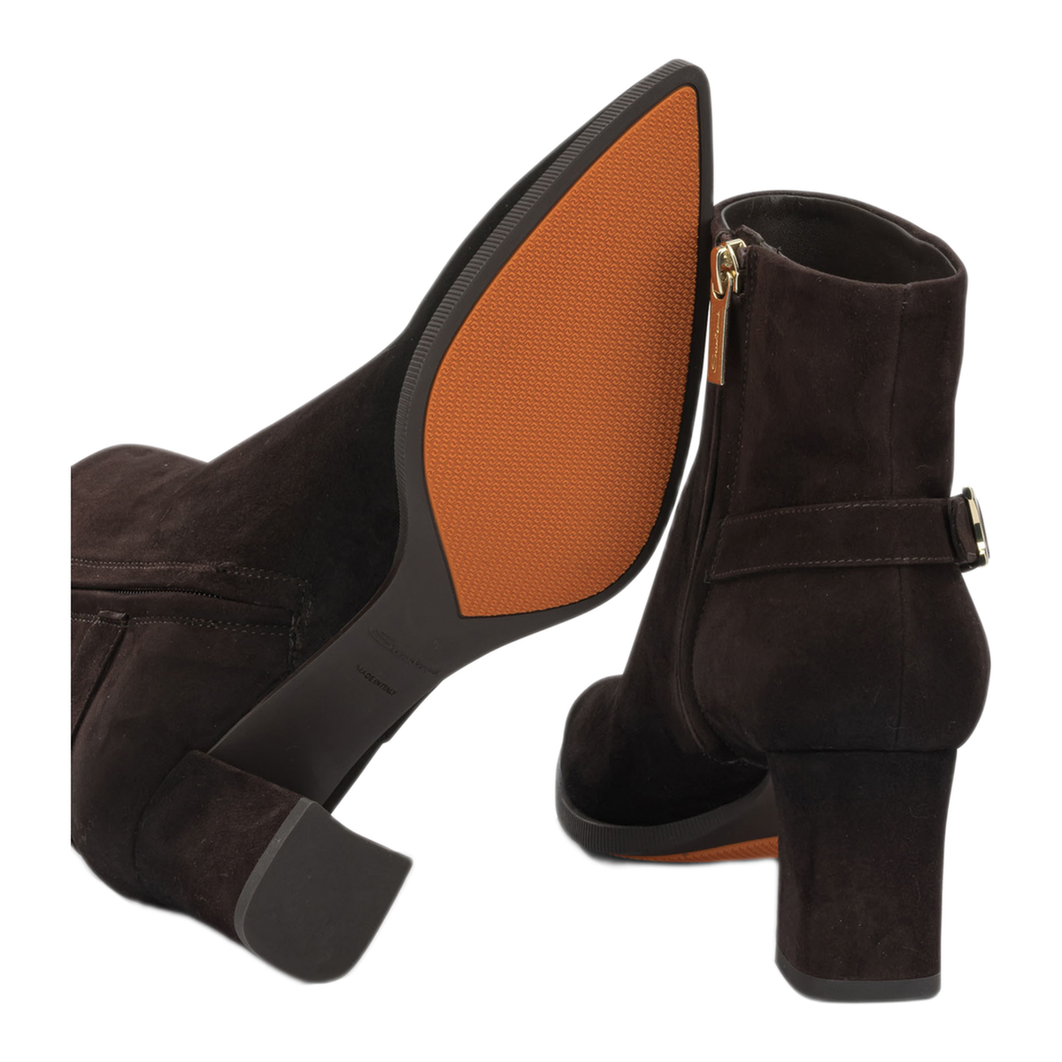 MAYFEYR - Santoni - Elly 65 Zippered Ankle Boots - WTEZ71846PC4NMGST50T50