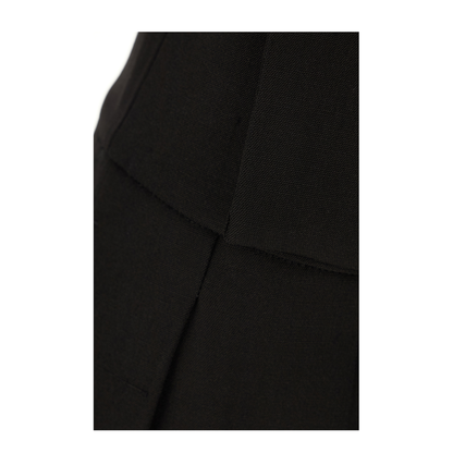 Black Viscose Blend Pants