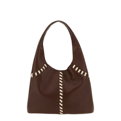 MAYFEYR - Themoire' - Borsa Ninfa Lace - TMSR24NLA14BROWNSHELL