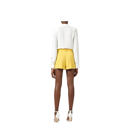 MAYFEYR - Elisabetta Franchi - Top Ivory - CB00261E2360