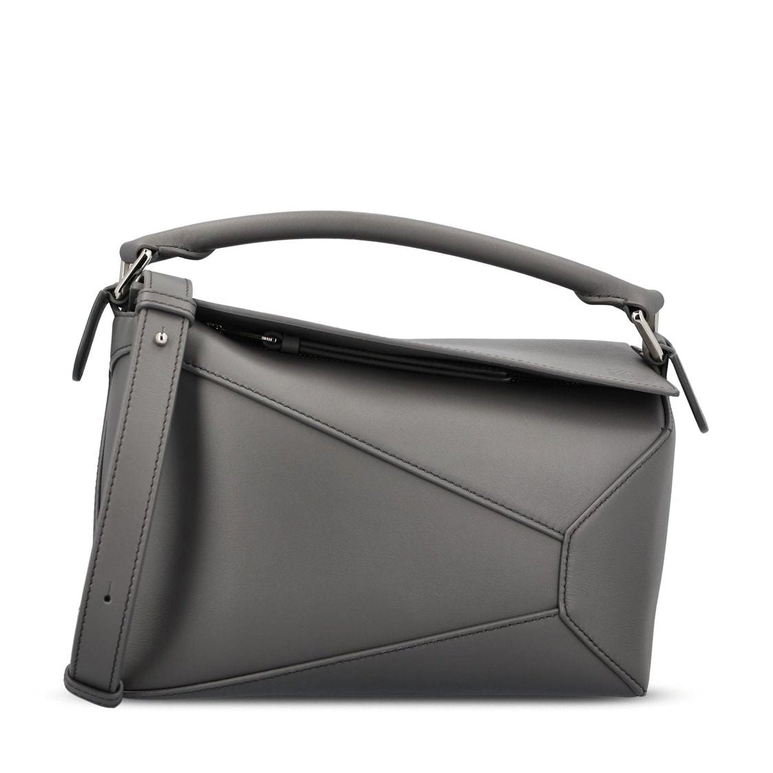 M3 LOEWE スエードベスト SIZE42 グレー Puzzle Edge Small Calfskin Crossbody Bag - Slate Grey – MAYFEYR