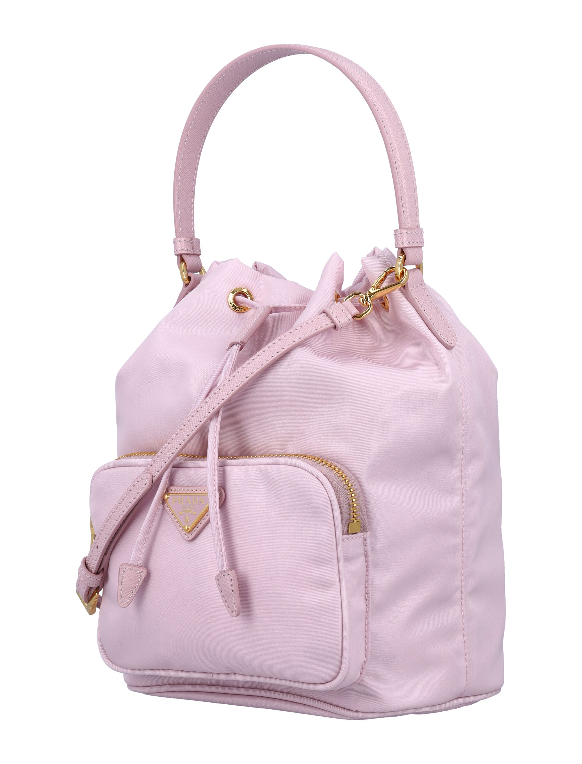 Bag in Re-nylon with Triangular Logo