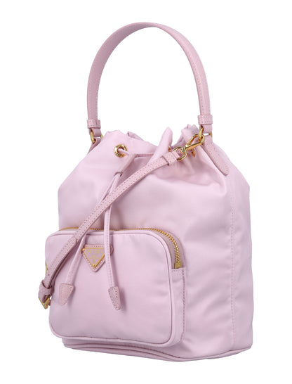 Bag in Re-nylon with Triangular Logo