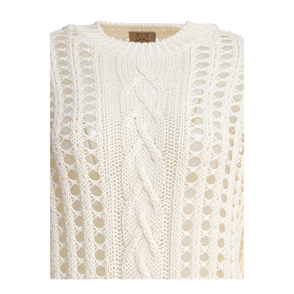 MAYFEYR - Rakkì - Summer Breathless Crewneck Sweater - SUMMERBREATHLESSBIANCOLATTE