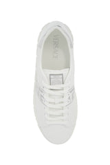 Versace embroidered greek pattern sneakers in