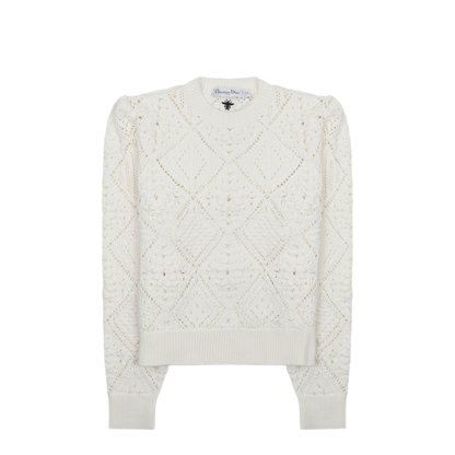 MAYFEYR - Dior - Cotton Openwork Sweater - 614S04A70850200