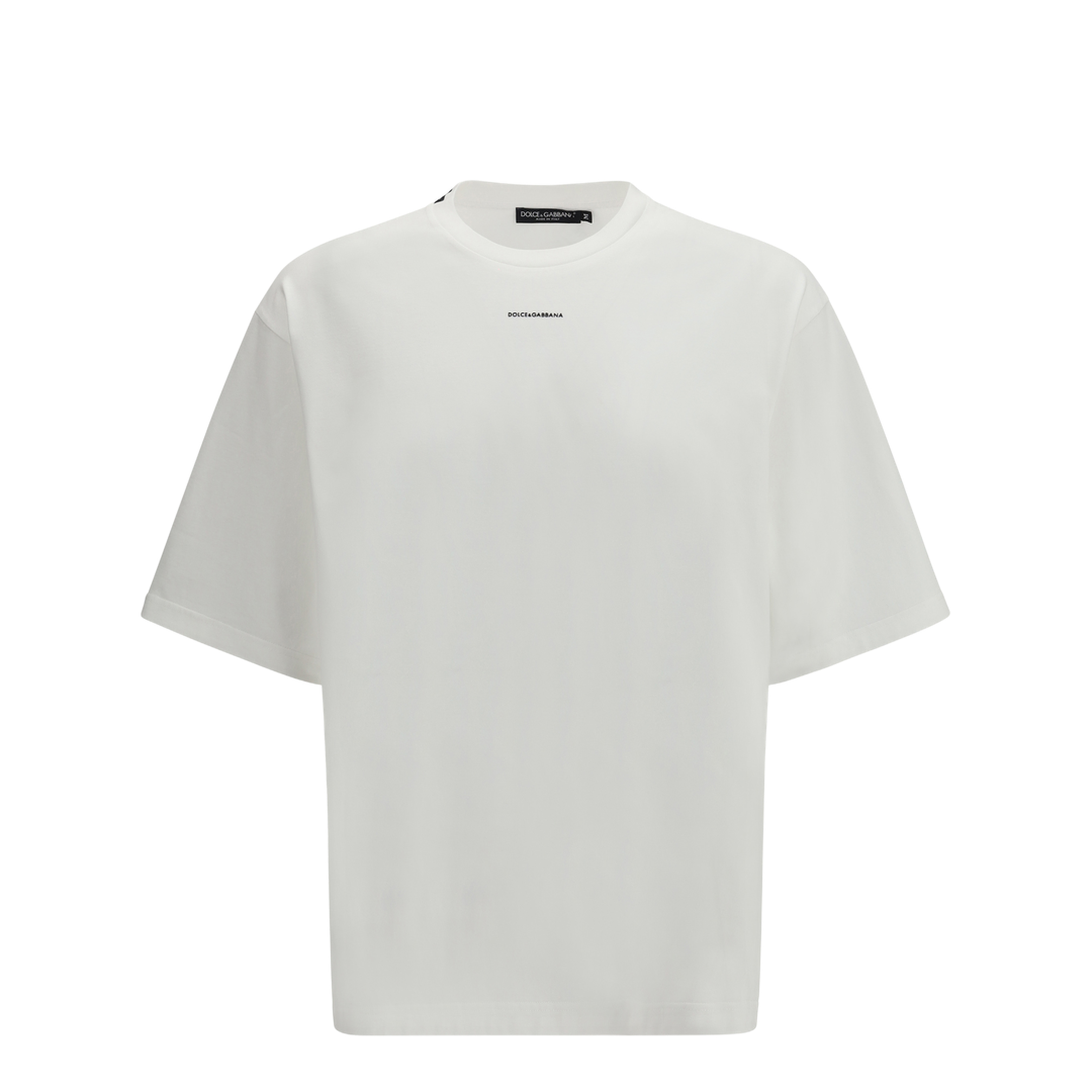 MAYFEYR - Dolce & Gabbana - Oversized T-Shirt With Print Crew Neck - G8PB8TG7PYR