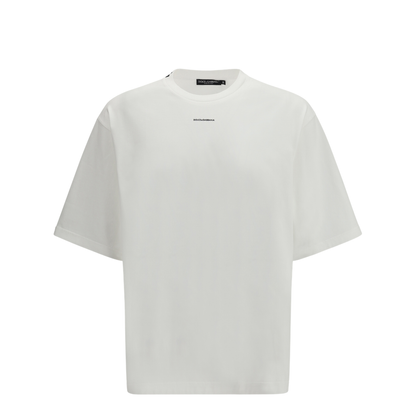MAYFEYR - Dolce & Gabbana - Oversized T-Shirt With Print Crew Neck - G8PB8TG7PYR
