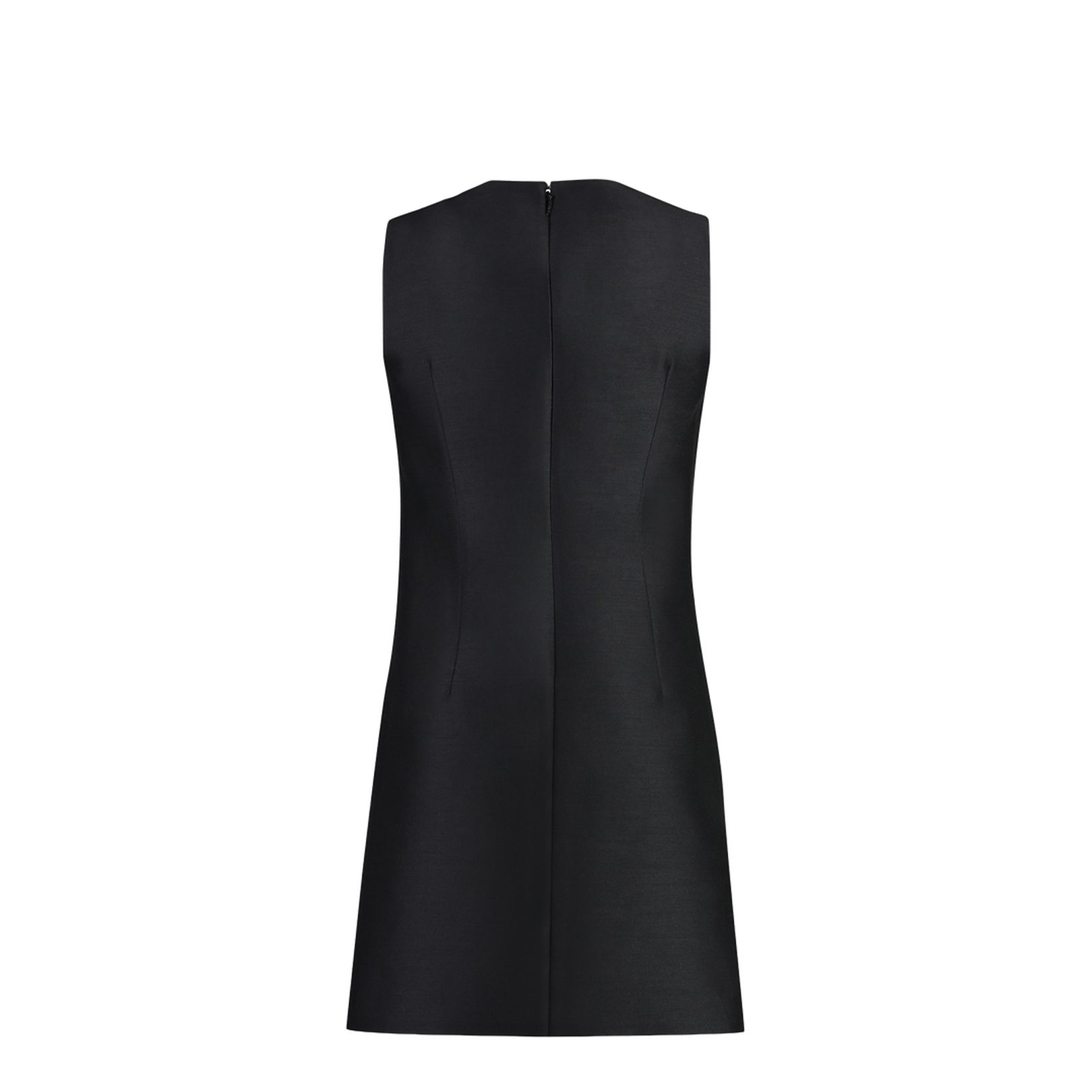 Wool And Silk Mini Dress