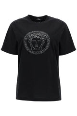 Versace medusa embroidered t-shirt