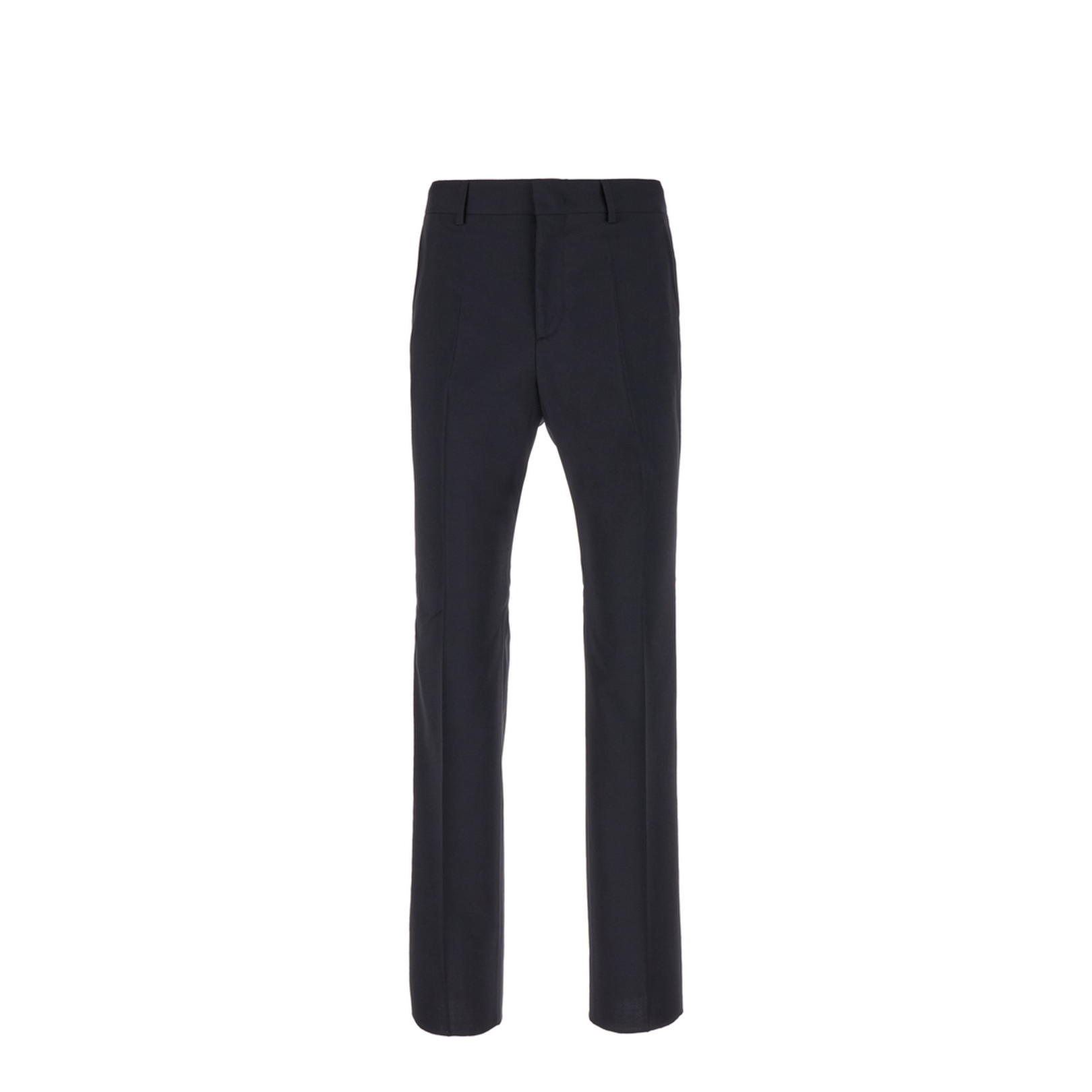 Midnight Blue Wool Blend Pants