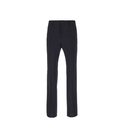 Midnight Blue Wool Blend Pants