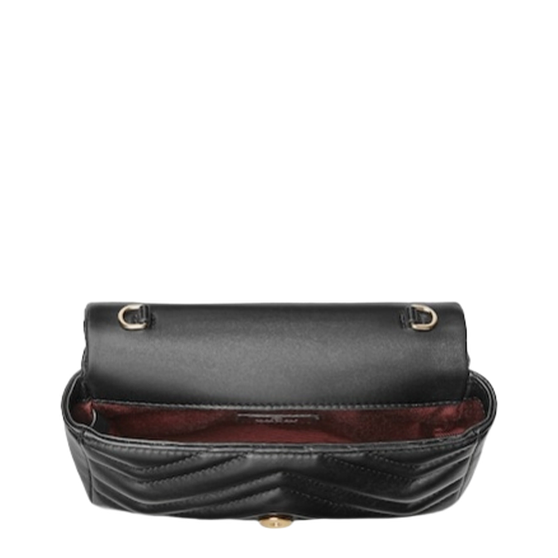 Marmont Mini Shoulder Bag in Black Leather