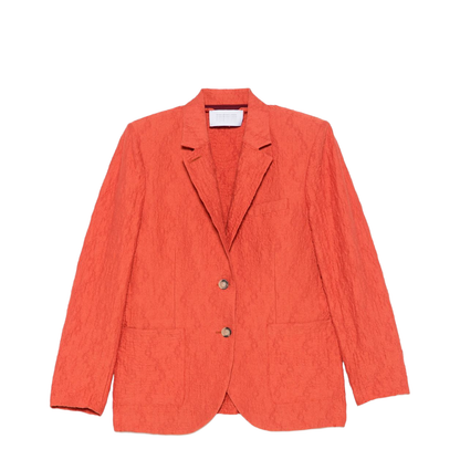 Cotton Blend Blazer Jacket