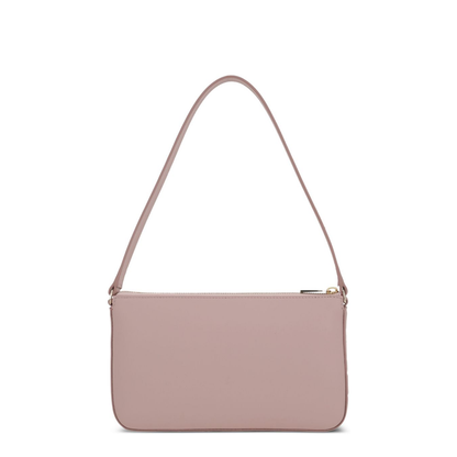 Pink Top Zip Fastening Single Shoulder Strap Bag