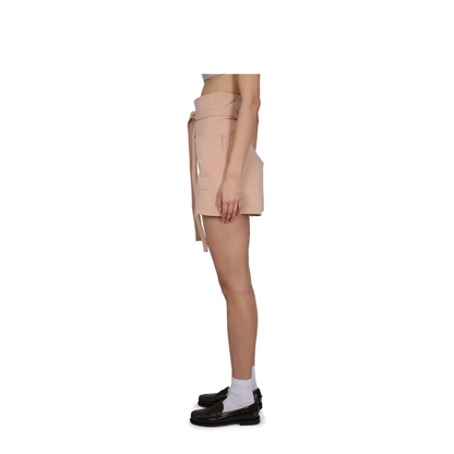 MAYFEYR - PHILOSOPHY DI LORENZO SERAFINI - High Waist Shorts With Belt - 033321260168