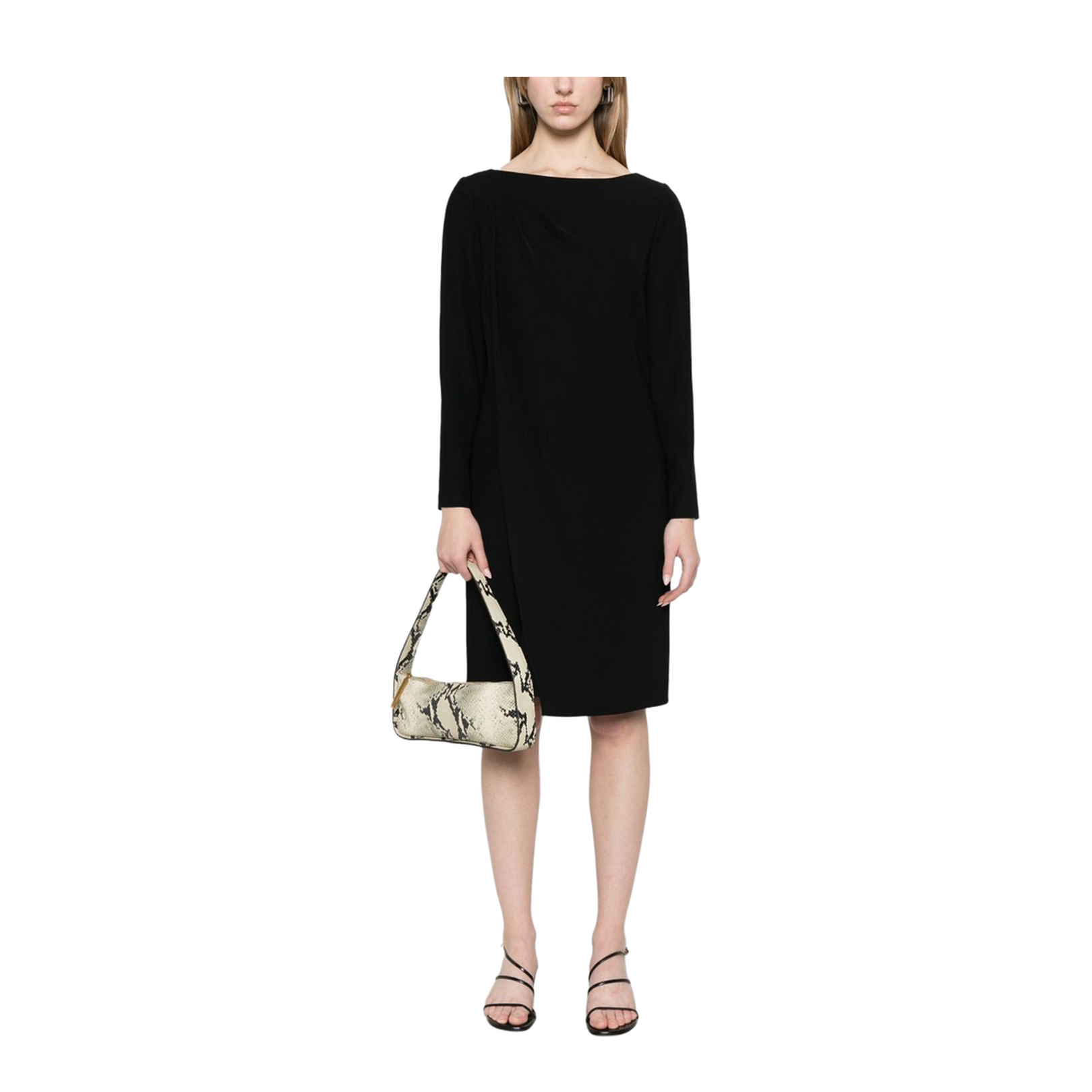 Black Side Zip Dress