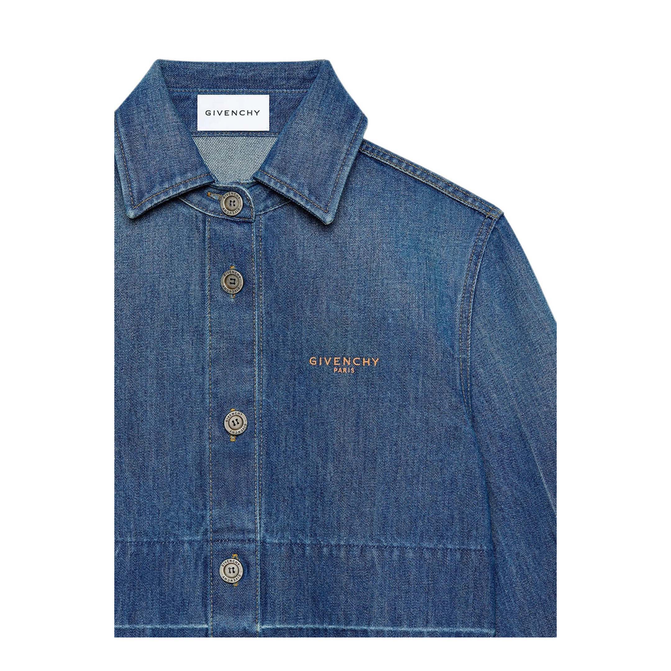 MAYFEYR - Givenchy - Shirt In Medium Blue Denim - BW61N3517B
