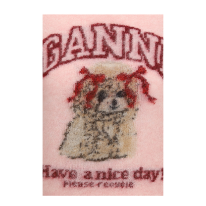 MAYFEYR - Ganni - Alpaca Graphic Knit T Shirt - A1070093868
