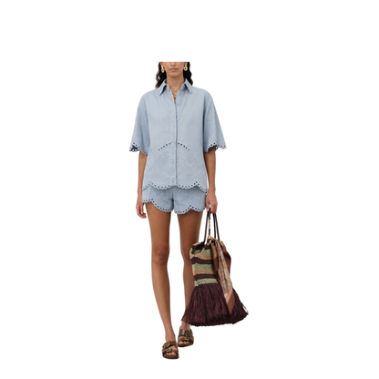 Daylight Embroidered Denim Shirt