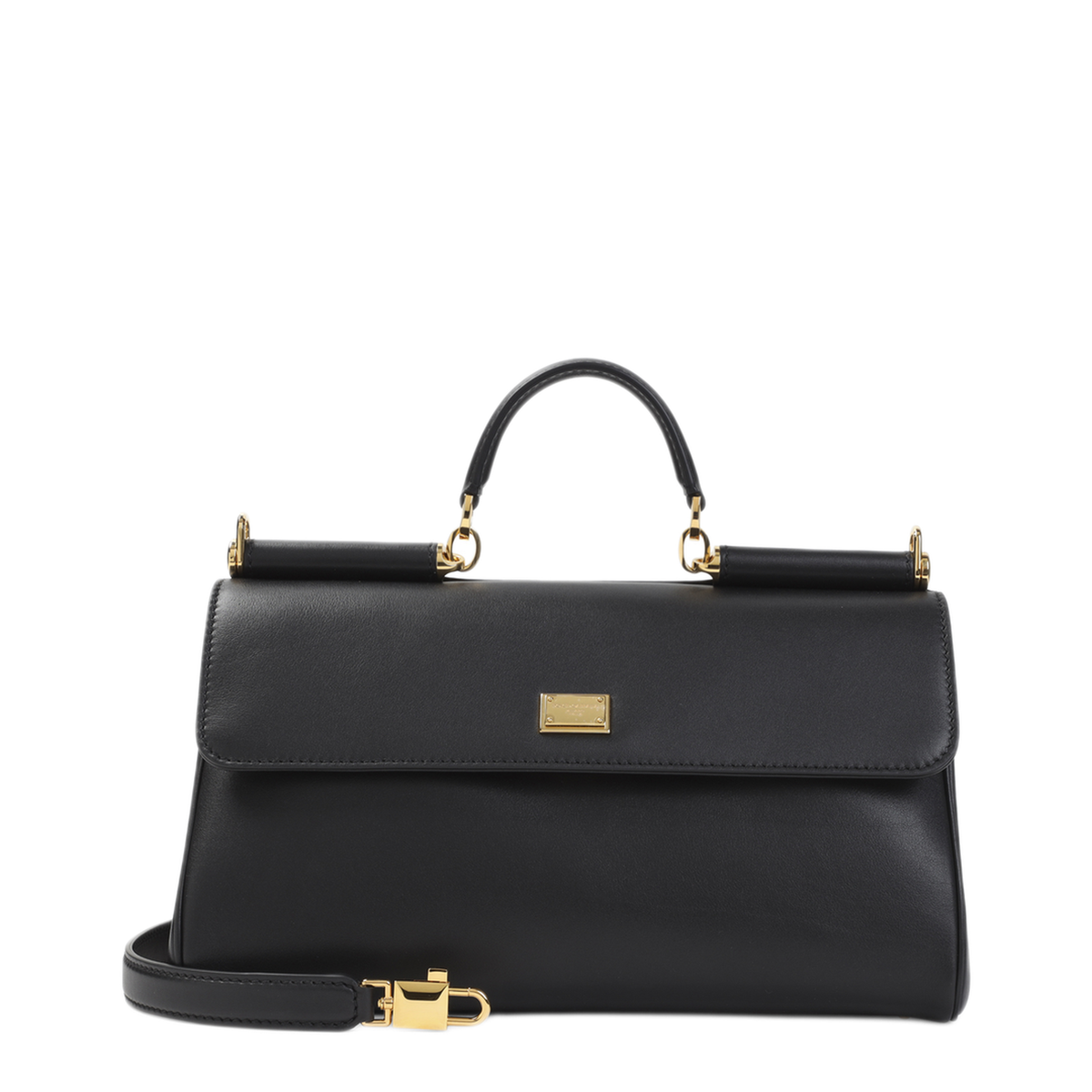 My Sicily Calfskin Handbag - Black