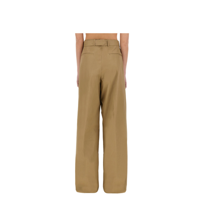 Wide-leg Pants With Belt