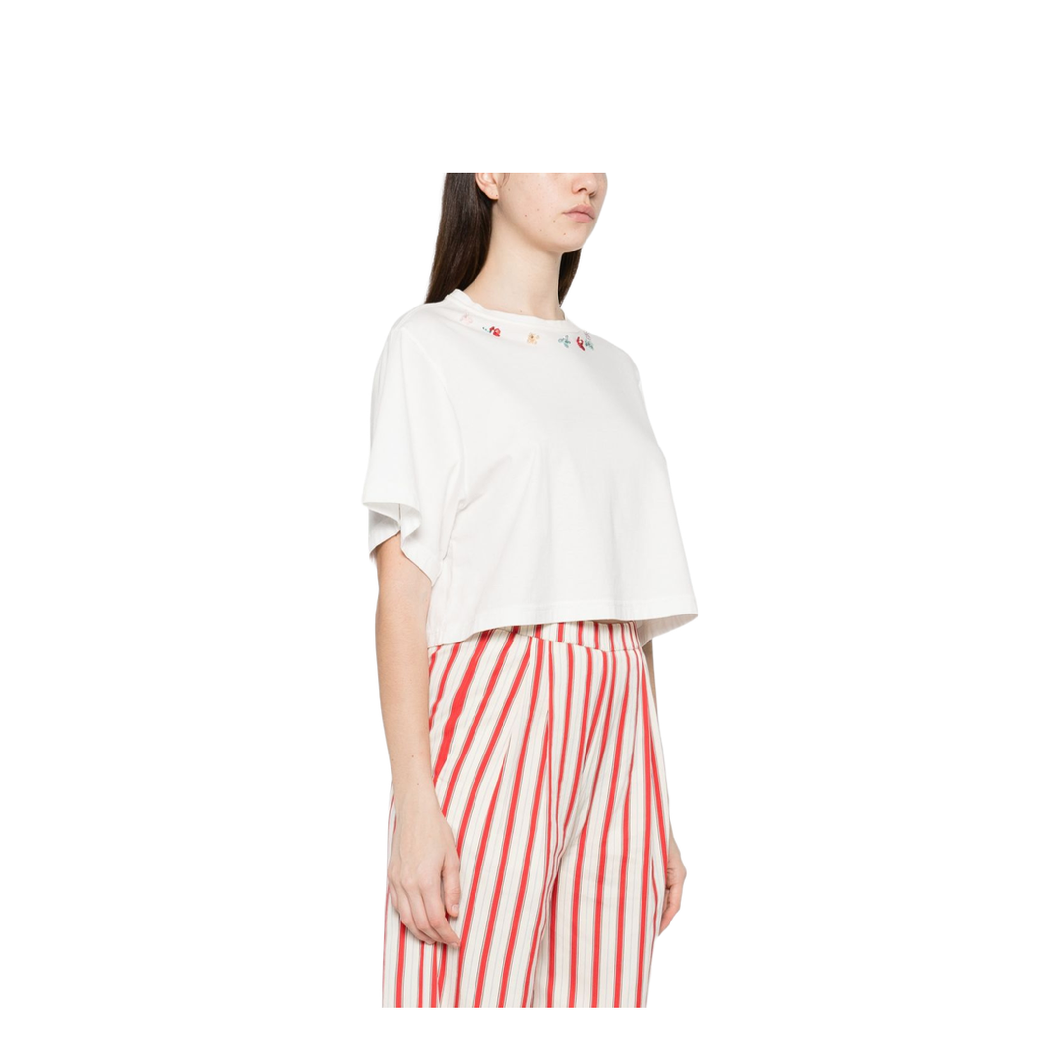 MAYFEYR - Forte Forte - T-Shirts And Polos White - 14929BISMYTSHIRTCRYSTAL