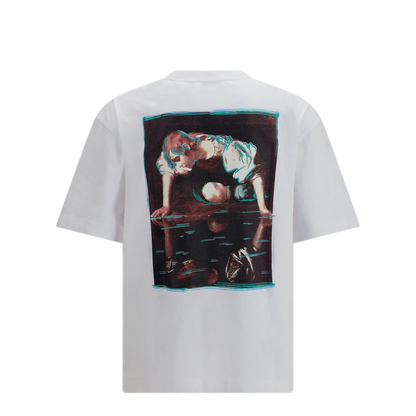MAYFEYR - Off-White - Skate Narciso T Shirt - OMAA120F26JER01210100
