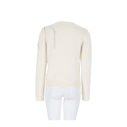 MAYFEYR - Fabiana Filippi - Cardigan With Strass Embroidery - MAD216F025M28725