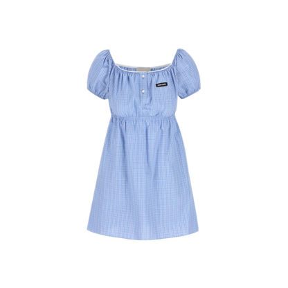 Check Popeline Dress