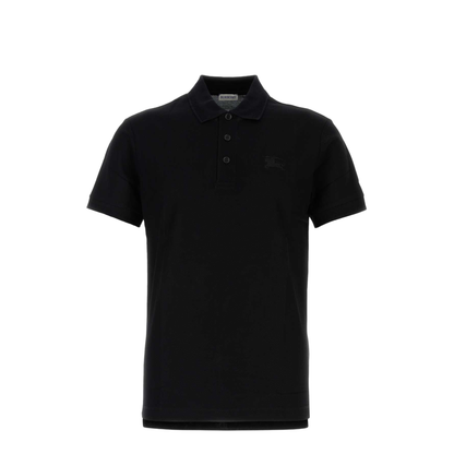 Black Piquet Polo Shirt