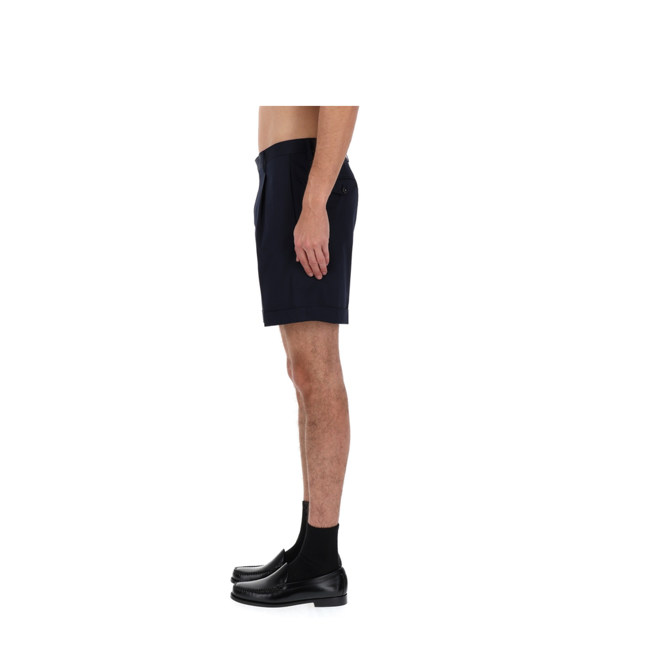 MAYFEYR - Lardini - Cotton Tailored Shorts - PAALBINCN64402860