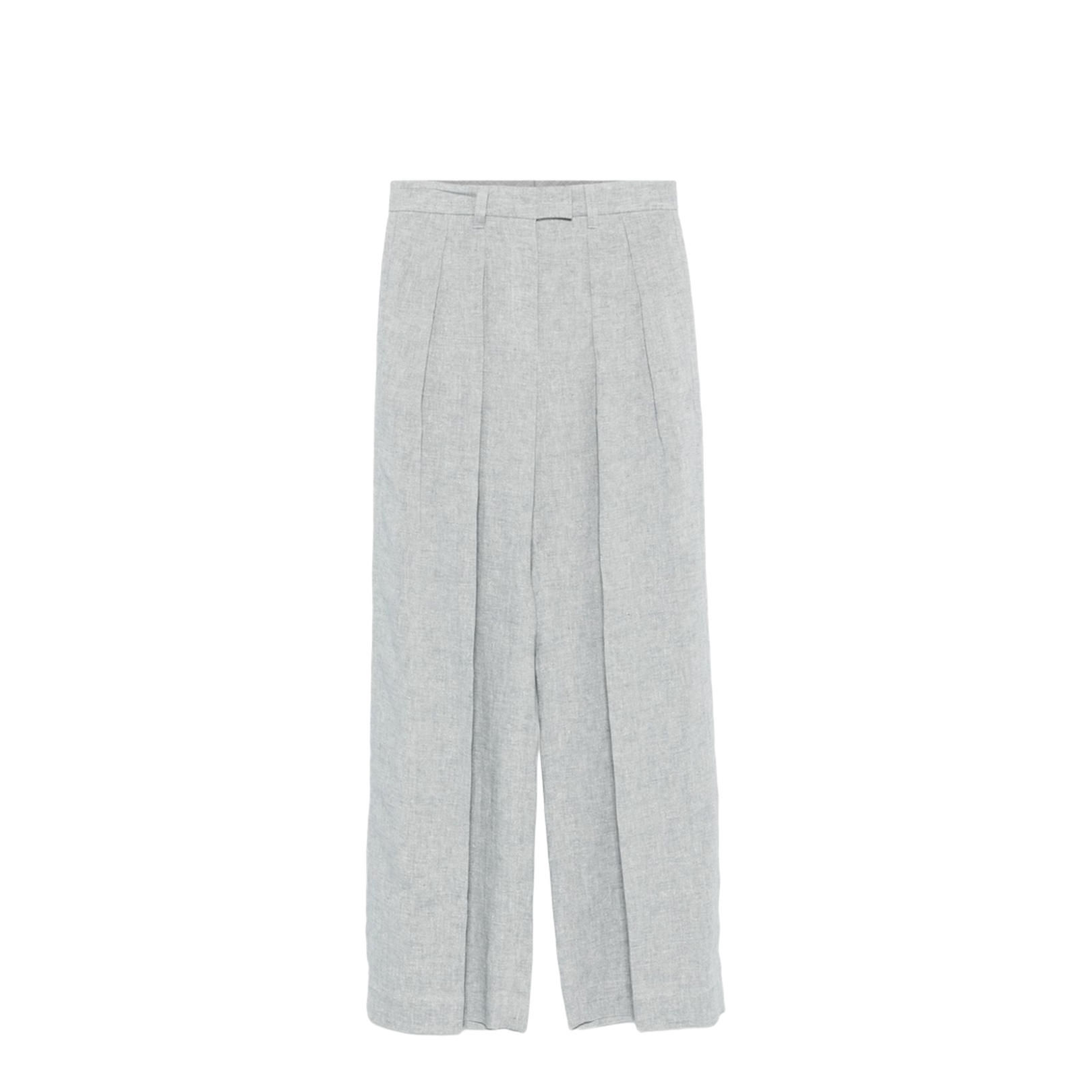 Linen Wide-Leg Trousers