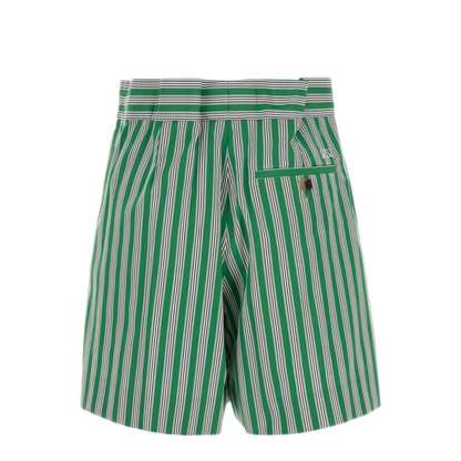MAYFEYR - Loewe - Embroidered Poplin Shorts - S359Y1AX43GREENWHITE