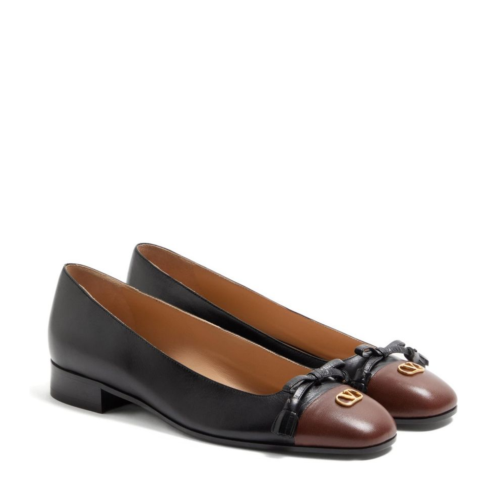Black Square Toe Flat Sole