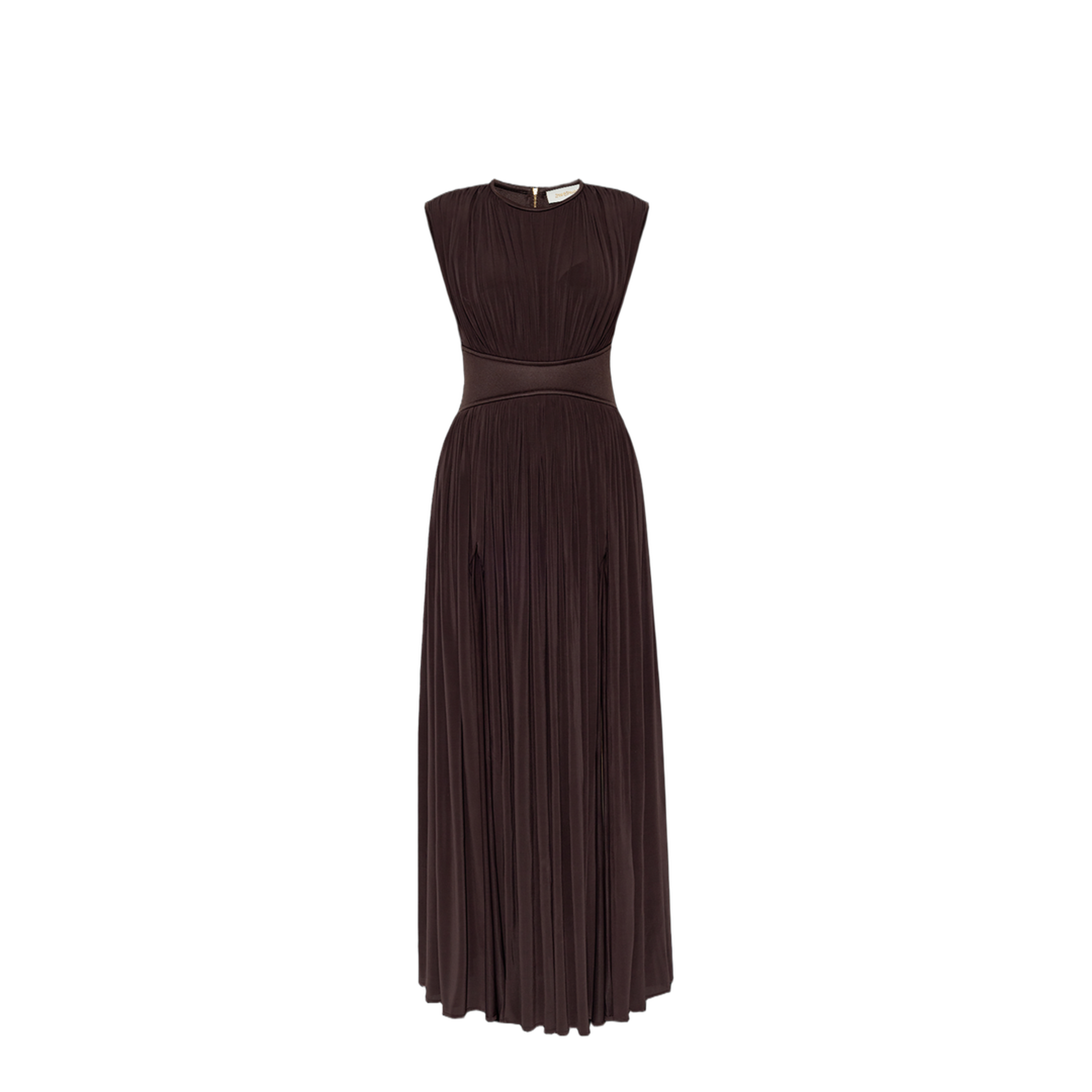 Draped Dress Brown