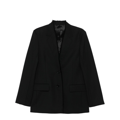 Wool Single-Breasted Jacket