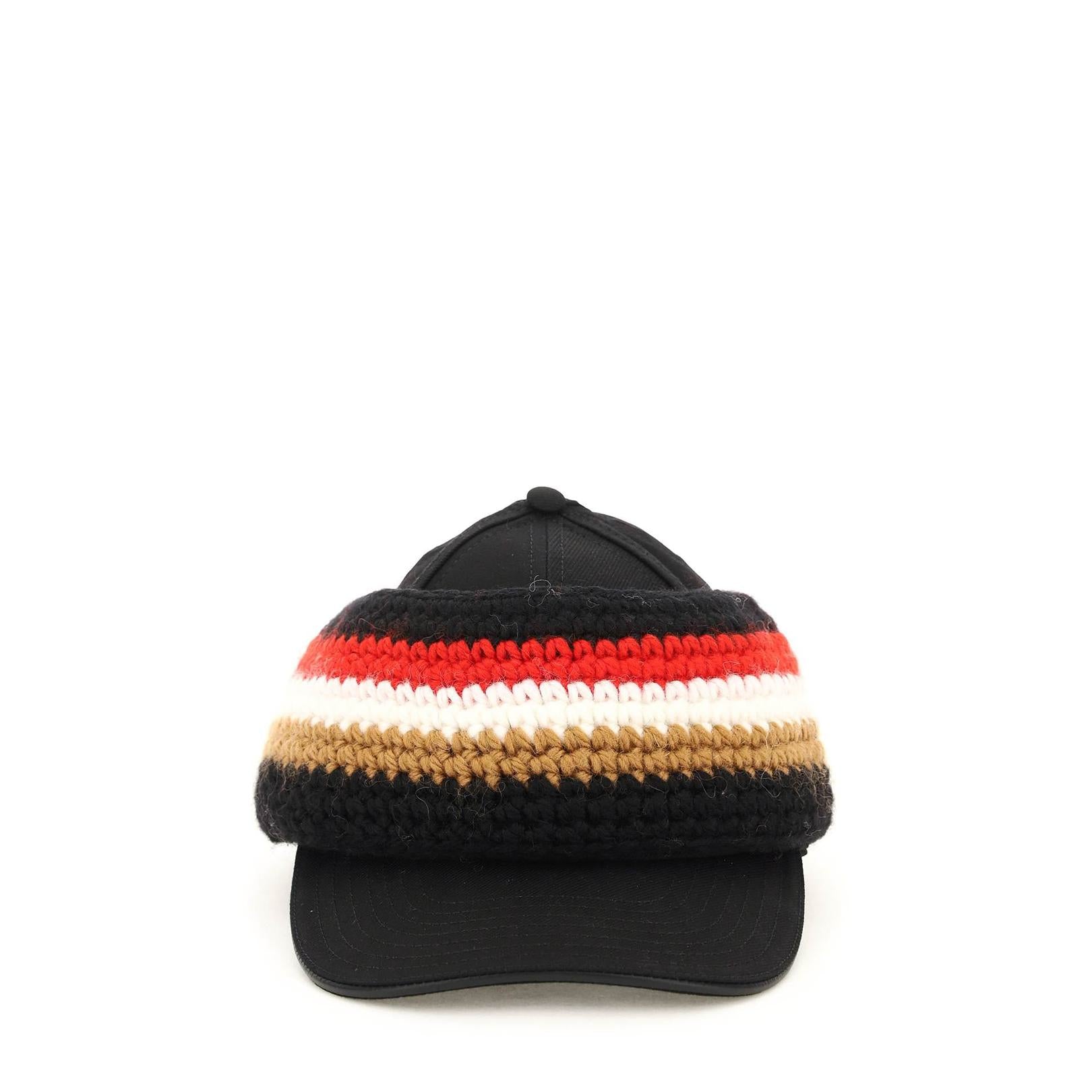 Burberry baseball cap with knit headband