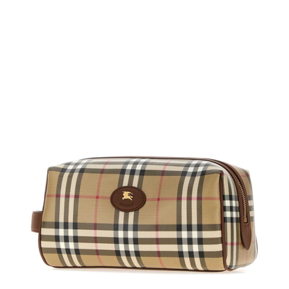 MAYFEYR - Burberry - Printed Canvas Check Beauty Case - 8128246A7026